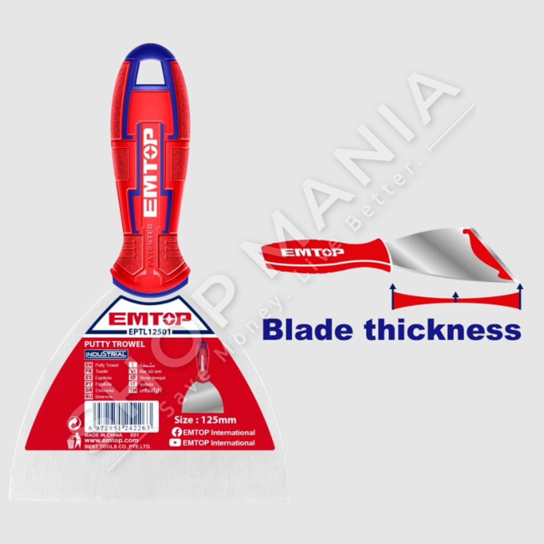EMTOP - SHPATULL INDUSTRIALE 125MM - EPTL12501