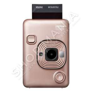 FUJIFILM - KAMER INSTAX "CAMERA INSTAX MINI LIPLAY HYBRID INSTANT BLUSH GOLD HM1" - 4547410413267