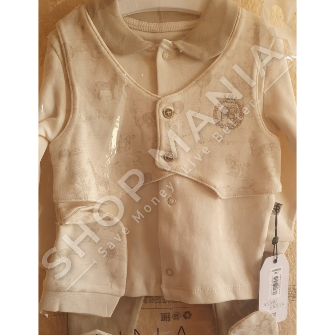 SET ME 4 PJESE PER BEBE 3-6 MUAJSH