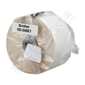 BROTHER - ETIKETA RD-S05E1 51X26MM, LETËR, NGJYRË E BARDHË, 1552 BOBINA
