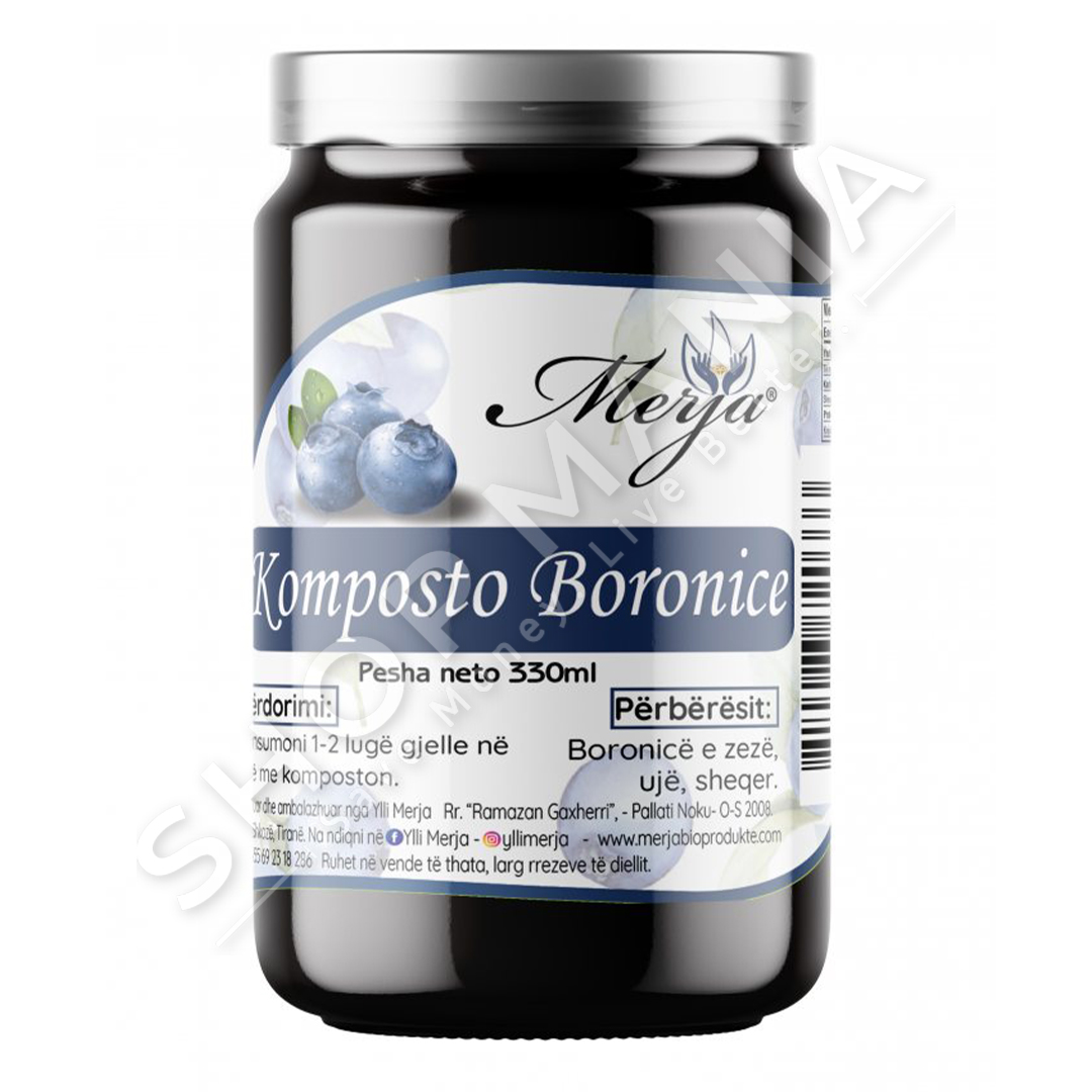 MERJA - KOMPOSTO BORONICE "100% BIO" - 330ML