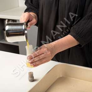 NAVA - MBAJTESE VAJI ME FURCE SILIKONI "MISTY" - 11.5X5CM