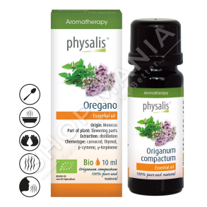 PHYSALIS - VAJ RIGONI PER FORCIMIN E REZISTENCES 10ML "OREGANO ORIGANUM COMPACTUM"