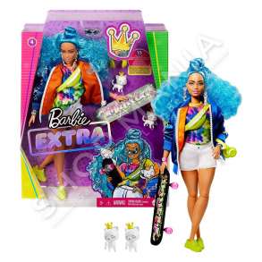 MATTEL - KUKULL BARBIE ME FLOKE KACURRELE BLU, +3 VJEC