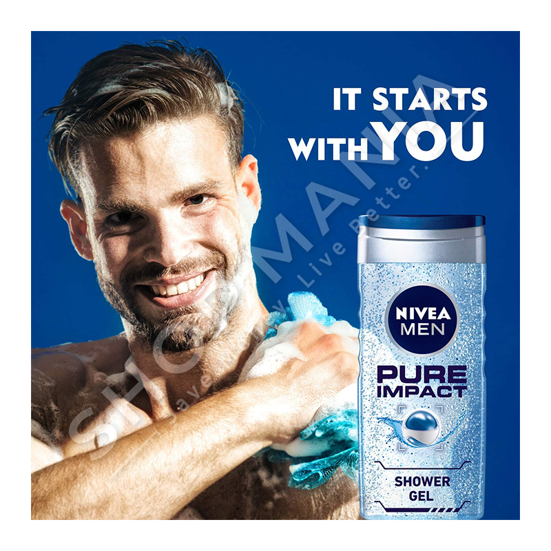 NIVEA - XHEL DUSHI PER MESHKUJ "PURE IMPACT" - 250ML