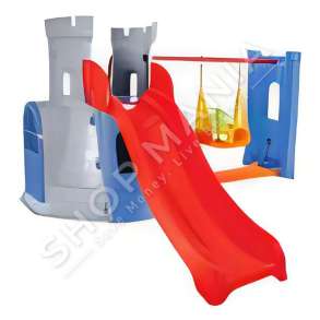 PILSAN - RRESHQITESE & LISHARESE KESHTJELLE PER FEMIJE +3VJEC "CASTLE WING & SLIDE SET" - 07-961