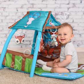 LORELLI - TAPET PER FEMIJE NE FORME SHTEPIE "LITTLE HOUSE" - 53X56X113CM