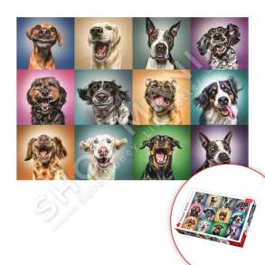 TREFL - PUZZLE ME 1000 COPE FUNNY DOG PORTRAITS