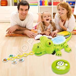 KROKODIL ROBOT ME DRITA LED +3 VJEC - ROBO CROCODILE