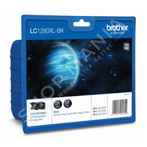BROTHER - MULTIPACK NGJYRË E ZEZË LC-1280XLBKBP2DR LC-1280 XL 2 KARTUÇA ME BOJË LC-1280XLBK