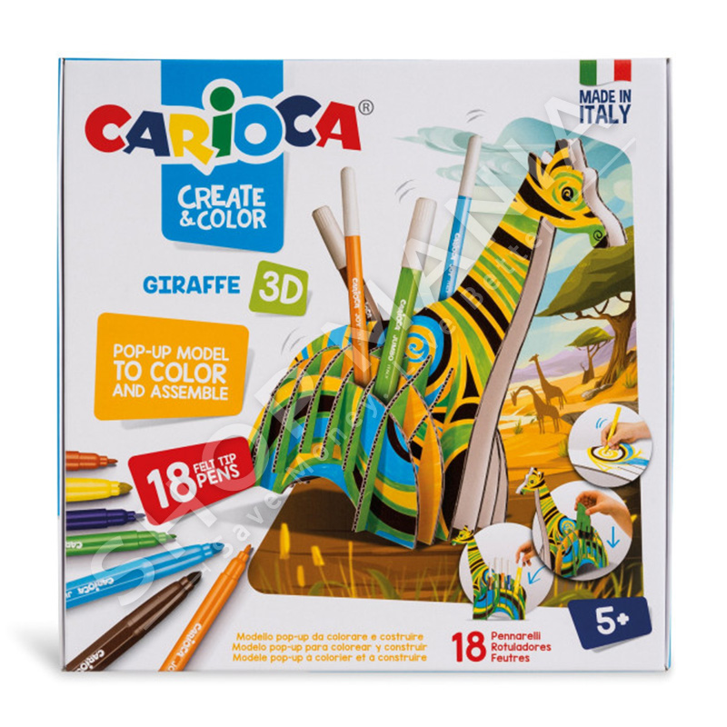 CARIOCA - KRIJO DHE NGJYROS - SET XHIRAFE