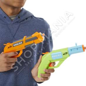 HASBRO - SET ME 2 PISTOLETA NERF ROBLOX ME 10 FISHEKE +8VJEC "NERF ROBLOX JAILBREAK: ARMORY BLASTER" - 5010993878819