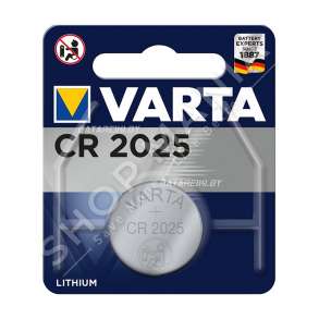 VARTA - BATERI LITHIUM ELECTRONICS CR 2025, 3V