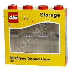 LEGO - VITRINE/KUTI MBAJTESE PER MINIFIGURAT LEGO +3VJEC "STORAGE MINIFIGURE DISPLAY CASE BLACK 4065" - 5711938023577