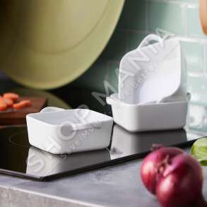 TOGNANA - SET 3 TAVA PORCELANI KATRORE 10CM "SET 3 SQUARE MINIOLES" - 8000257500874