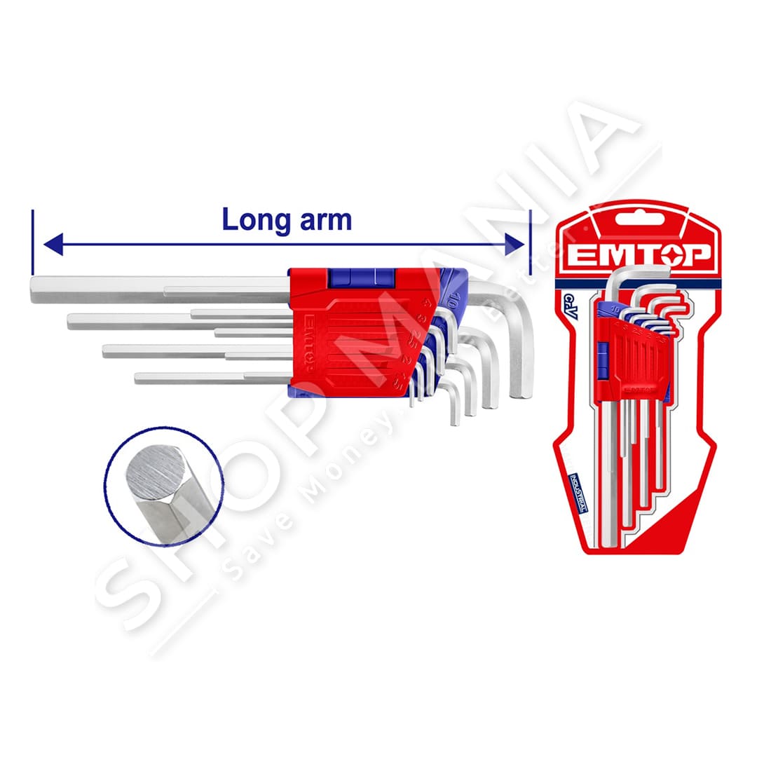 EMTOP - SET 9 CELESA HEKZAGONAL 1.5-10MM - EHKY1091