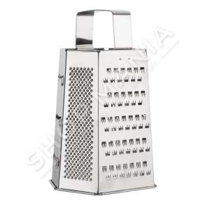 NAVA - RENDE CELIK INOKSI ME 6 ANE PRERESE "6-SIDED STEEL KITCHEN GRATER WITH SIX BLADES FOR VEGETABLES, FRUITS, CHEESE" - 5205746179118