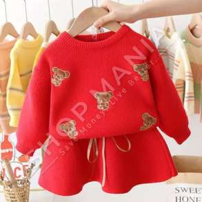 SET PER VAJZA 2-7 VJEC (BLUZE + FUND) - KDSH-04