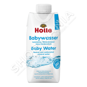 HOLLE - UJE I PAGAZUAR PER FEMIJE +0MUAJSH/500ML "BABY WATER NATURAL NON-CARBONATED MINERAL WATER" - 7640161878976