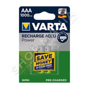 VARTA - BATERI RECHARGE ACCU POWER A++ 800mAh, 1.2V