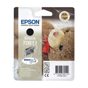 EPSON - KARTUÇË ME BOJË NGJYRË E ZEZË C13T06114010 T0611 RRETH 250 FAQE 8ML