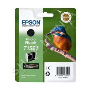 EPSON - KARTUÇË ME BOJË NGJYRË E ZEZË (FOTO) C13T15914010 T1591 17ML