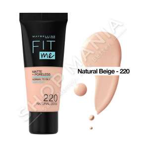 MAYBELLINE NEW YORK - FONDATINE FIT ME 220 NATURAL BEIGE TUBE 30ml