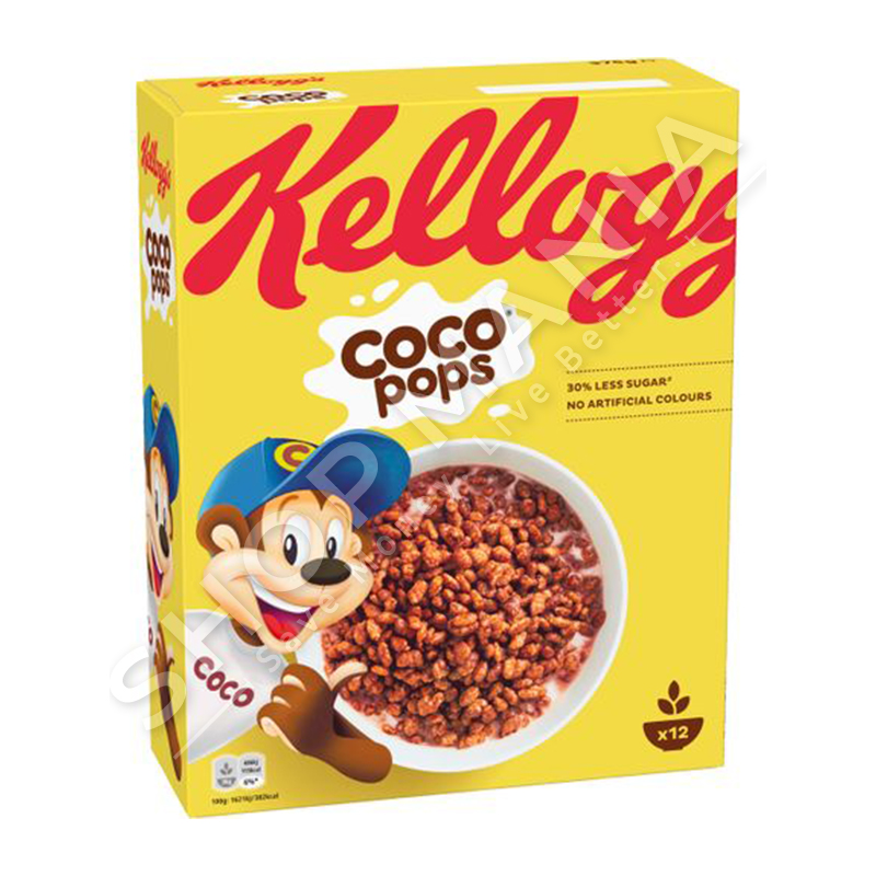 KELLOGG'S - CORN FLAKES ME KAKAO "COCO POPS" - 375G