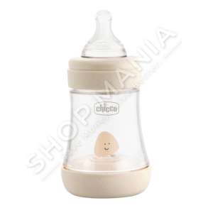 CHICCO - SHISHE ME BIBERON SILIKONI 150ML/+0MUAJSH "FEEDING BOTTLE PERFECT 5 INTUI-FLOW" - 8058664121953