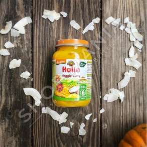 HOLLE - PURE PERIMESH ME KUNGULL, KAROTE & QUIONA "TE HOMOGJENIZUARA - BIO/ORGANIC" - 190G, +6 MUAJ