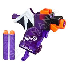 HASBRO - PISTOLETE NERF MICROSHOTS ME 2 FISHEKE +8VJEC "NERF MICROSHOTS MINECRAFT MINI BLASTER ENDER DRAGON" - 5010993949038