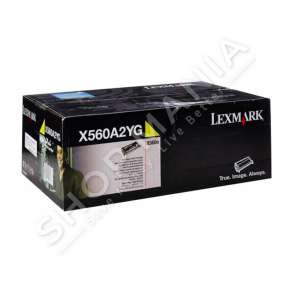 LEXMARK - ORIGJINALE TONER NGJYRË E VERDHË X560A2YG RRETH 4000 FAQE