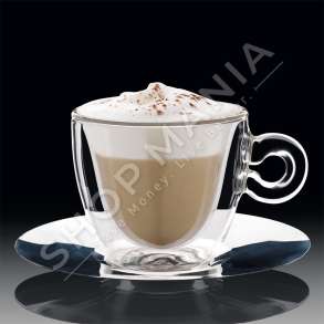 LUIGI BORMIOLI - SET 2 FILXHANE KAFEJE & 2 PJATA 85ML - 32622017111