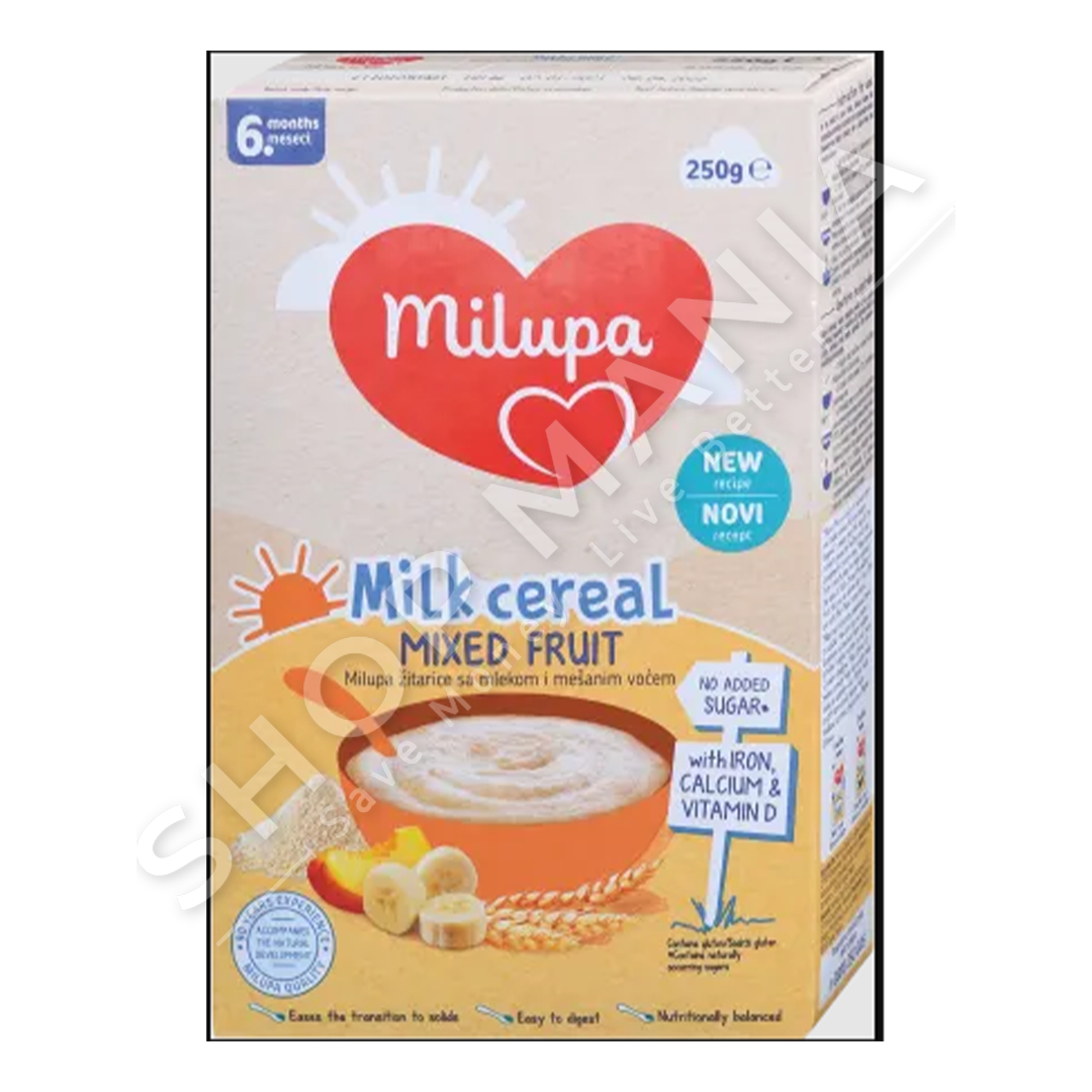 MILUPA - KREM/PURE ME DRITHERA & FRUTA - 250G, +6 MUAJ