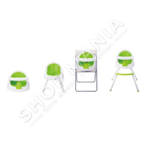 CURVER - KARRIGE USHQIMI 6-48 MUAJSH "MULTI DINE KETER KIDS WHITE & GREEN" - 7290106929043