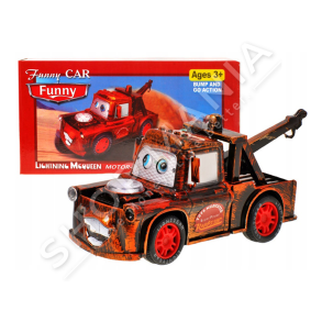 MAKINE LIGHTNING MCQUEEN ME DRITA  +3 VJEC "FUNNY CAR LIGHTNING MCQUEEN MOTOR-DRIVEN" - 2602A
