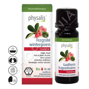 PHYSALIS - VAJ PER LEHTESIMIN E NYJEVE TE NGURTA & MUSKUJVE TE LENDUAR PAS USHTRIMEVE 10ML "FRAGRANT WINTERGREEN GAULTHERIA FRAGANTISSIMA"
