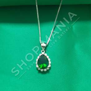 VARESE ARGJENDI ME GUR ZIRKONI JESHILE "FORM PIKE LOTI"