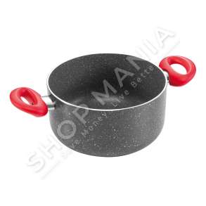 TESCOMA - TENXHERE E THELLE ALUMINI ME DY DOREZA 24CM "MANICO ROSSO" - 8595028490657