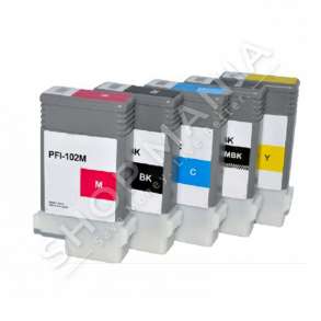 CANON - BOJË PLOTTER KOMPATIBËL E NDERTUAR E RE, E GARANTUAR PËR CANON PLOTTER PFI102MB