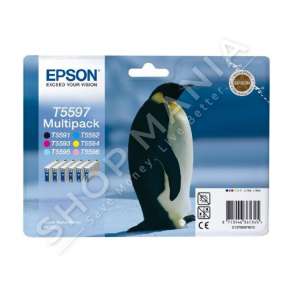 EPSON - MULTIPACK NGJYRË E ZEZË / NGJYRË E KALTËR / NGJYRË MAGENTA / NGJYRË E VERDHË / / C13T55974010 T5597 6 KARTUÇA ME BOJË: T5591 - T5596