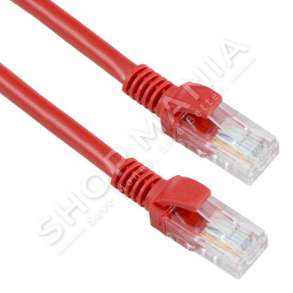 KABELL RRJETI UTP 1R CAT 5E 1M RED - UTP-1R