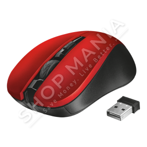 TRUST - MOUSE WIRELESS "MYDO SILENTCLICK RED" - 21871