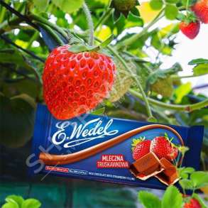 E.WEDEL - COKOLLATE E ZEZE ME LULESHTRYDHE - 100G