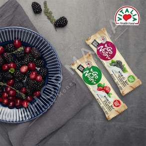 VITALIA - BARRETE ME BORONICE TE KUQE & KREM TE BARDHE "GO NUTRI" - 25G