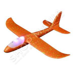 COMIC AND ONLINE GAMES - AEROPLAN LODER +3VJEC "HAND THROWING AIRPLANE TOY ORANGE 48CM" - 8605042601509