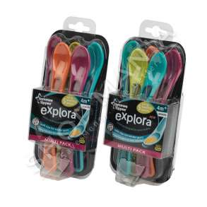 TOMMEE TIPPEE -  LUGE SILIKONI PER FEMIJE "EXPLORA" - 5 COPE, +7 MUAJ