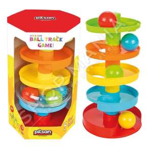 PILSAN - LOJE RROTULLUESE ME 4 TOPA/+2VJEC "TOY RATTLE BALL GAME" - 03-566