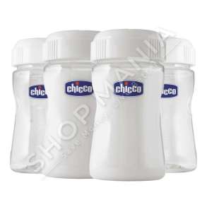 CHICCO - KONTENITORE PER RUAJTJEN E QUMESHTIT 4 COPE 150ML/+0MUAJSH "WELL BEING" - 8058664066988