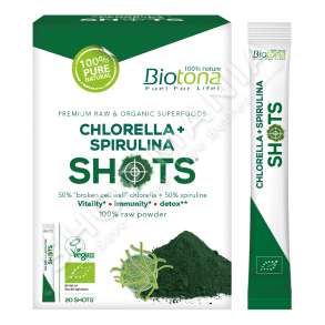 BIOTONA - CHLORELLA + SPIRULINA BIO SHOTS 20X2.2GR